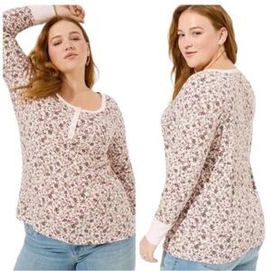 🆕 Super Soft Slub Scoop Neck L/S Henley